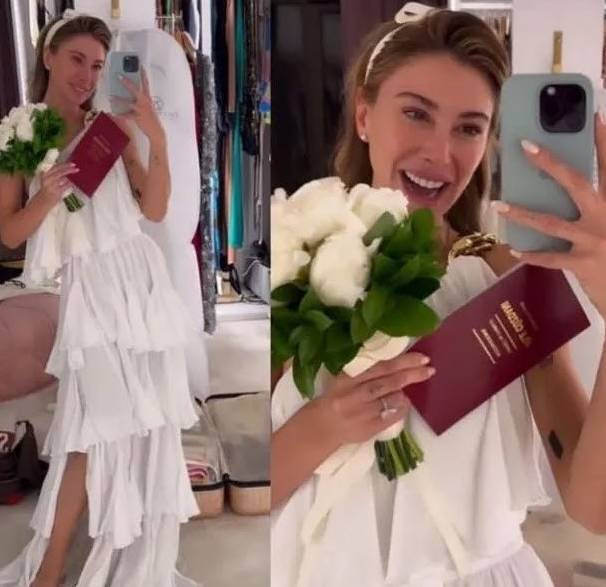 Şeyma Subaşı'nın nikahına kızı Melisa'nın kombini nikaha damga vurdu! Herkes nikahı unutup eleştirdi - Resim: 12