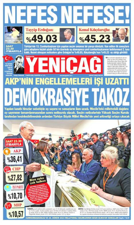 Gazeteler seçim sonuçlarını nasıl gördü - Resim: 2