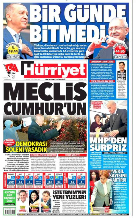 Gazeteler seçim sonuçlarını nasıl gördü - Resim: 14