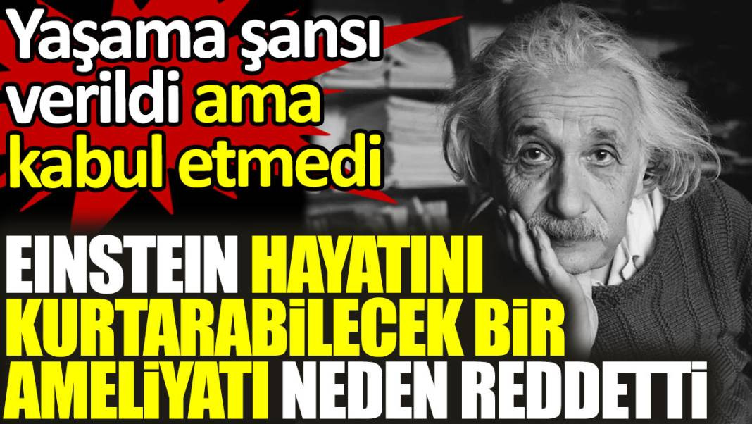 Einstein hayatını kurtarabilecek bir ameliyatı neden reddetti. Yaşama şansı verildi ama kabul etmedi - Resim: 1