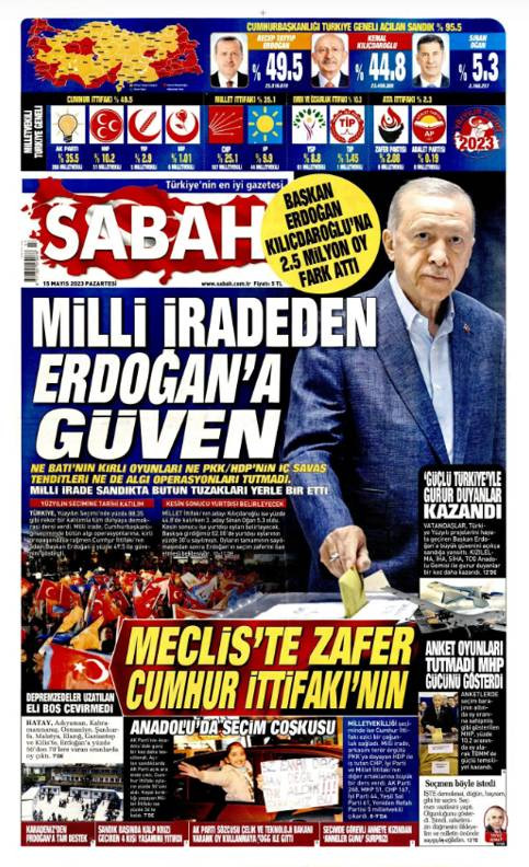 Gazeteler seçim sonuçlarını nasıl gördü - Resim: 12