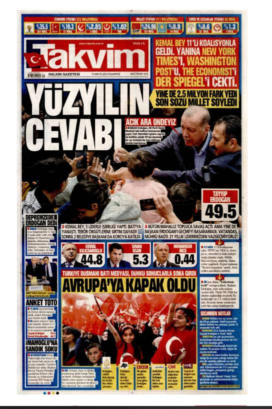 Gazeteler seçim sonuçlarını nasıl gördü - Resim: 5