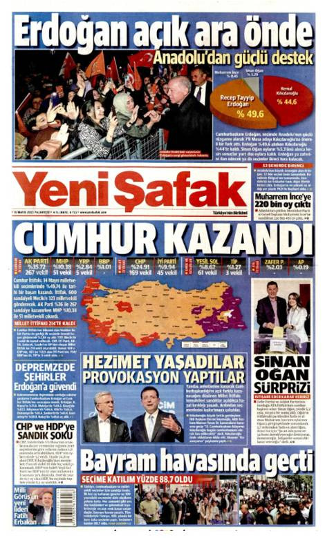 Gazeteler seçim sonuçlarını nasıl gördü - Resim: 16