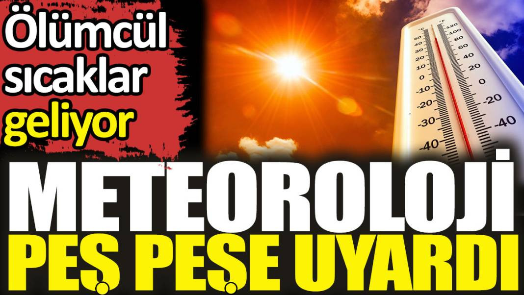 Meteoroloji peş peşe uyardı. Ölümcül sıcaklar geliyor - Resim: 1
