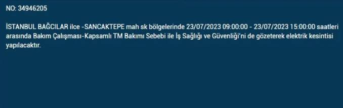 İstanbul'da elektrik kesintisi olacak ilçeler açıklandı. Saatler sürecek - Resim: 13