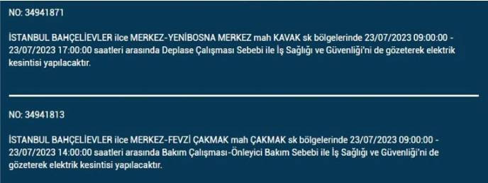 İstanbul'da elektrik kesintisi olacak ilçeler açıklandı. Saatler sürecek - Resim: 11