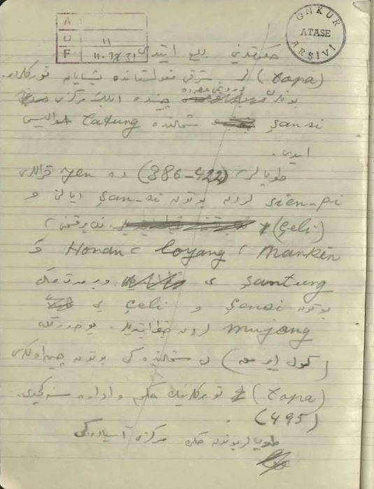 Atatürk'ün el yazısı notları ilk kez ortaya çıktı. Notlarda ne yazıyor? - Resim: 14