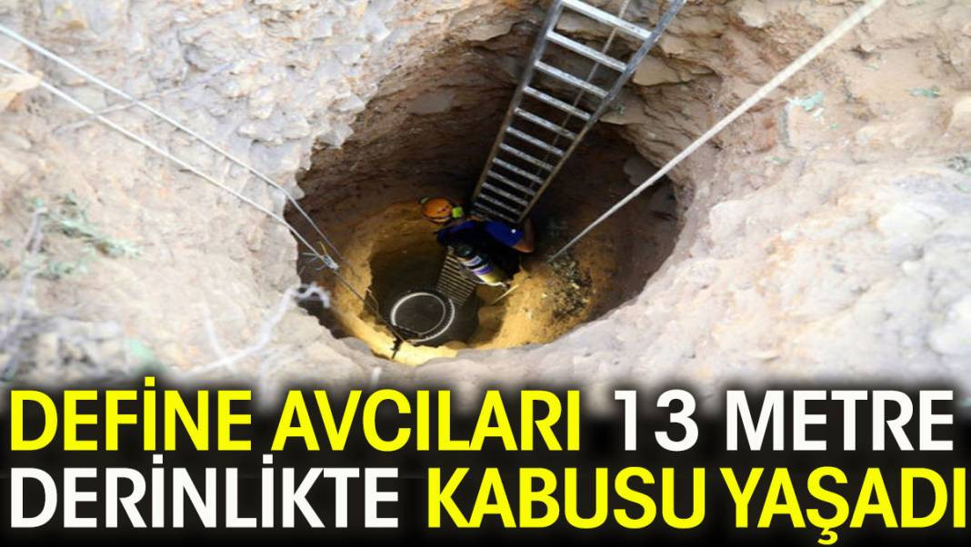 Define avcıları 13 metre derinlikte kabusu yaşadı - Resim: 1