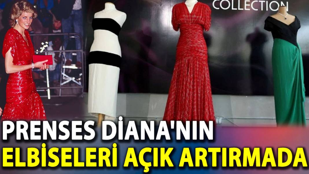 Prenses Diana'nın elbiseleri açık artırmada - Resim: 1