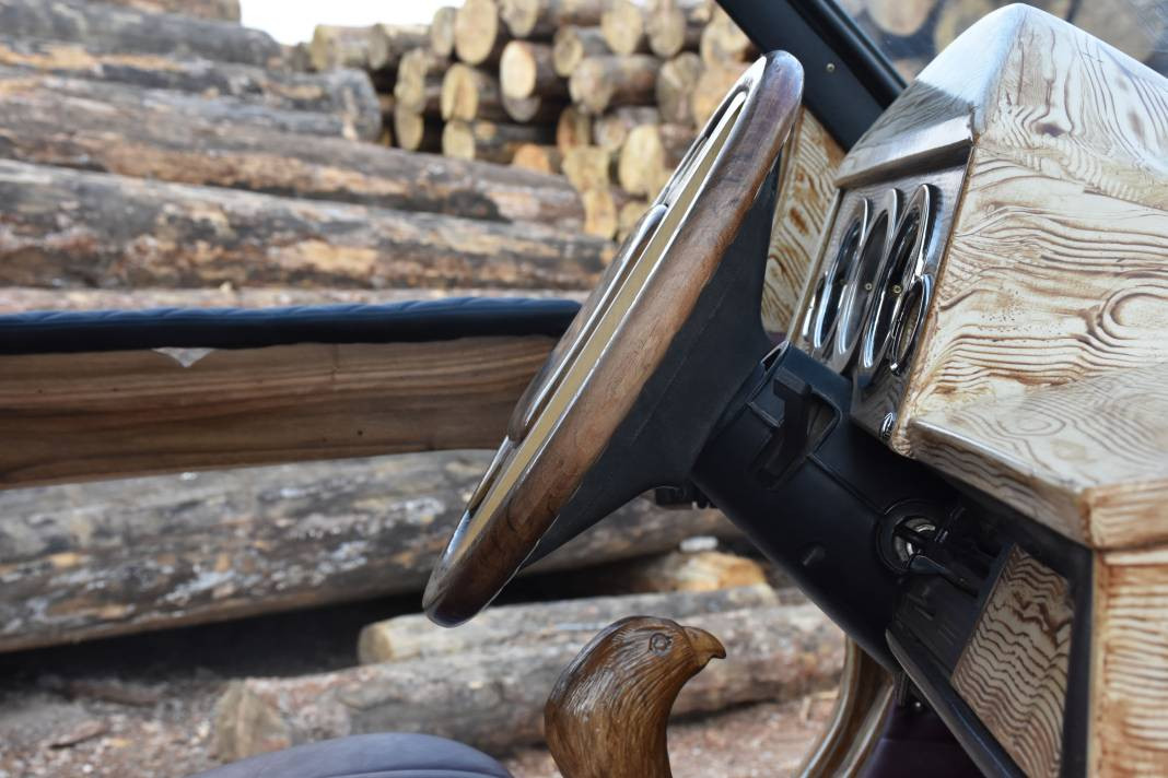 Saz yapımında kullanılan ağaçlarla araba yaptılar - Resim: 6