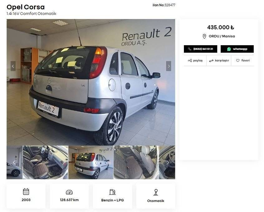 Otomotiv devi ikinci el araçları yenileyip Türkiye'de satışa çıkardı. 230 bin TL'ye bile araç var - Resim: 23