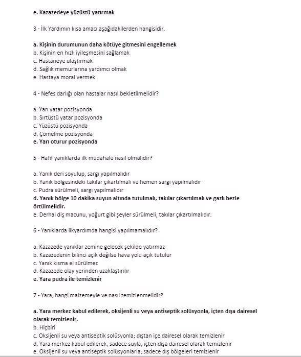 Denizcilik sınavında çıkabilecek soru cevaplar. Bölüm 3 - Resim: 7