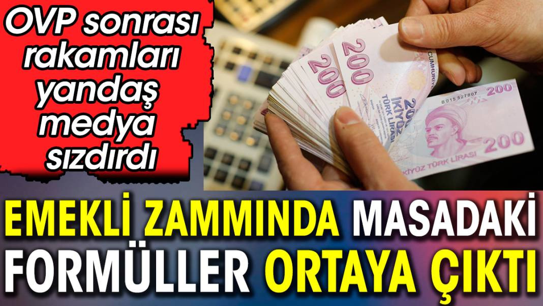 Emekli zammında masadaki formülleri yandaş medya sızdırdı - Resim: 1