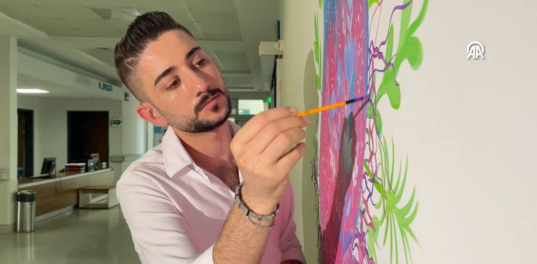 Hastanenin engelli temizlik görevlisi yaptığı resimlerle dikkat çekti. Resim öğretmeni oldu - Resim: 7