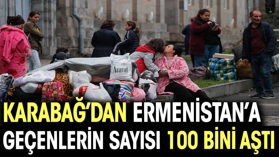 Karabağ'dan Ermenistan'a geçenlerin sayısı 100 bini aştı - Resim: 1