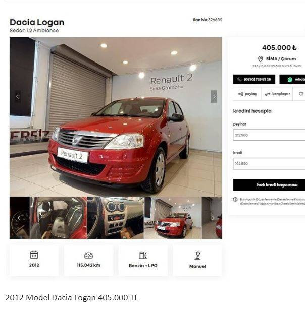 Otomotiv devi ikinci el araçları yenileyip Türkiye'de satışa çıkardı. Her marka mevcut 230 bin TL'ye bile araç var - Resim: 35