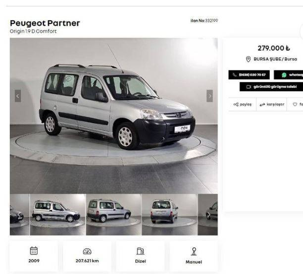 Otomotiv devi ikinci el araçları yenileyip Türkiye'de satışa çıkardı. Her marka mevcut 230 bin TL'ye bile araç var - Resim: 30