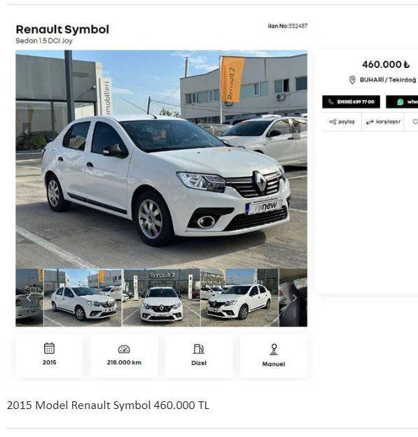 Otomotiv devi ikinci el araçları yenileyip Türkiye'de satışa çıkardı. Her marka mevcut 230 bin TL'ye bile araç var - Resim: 46