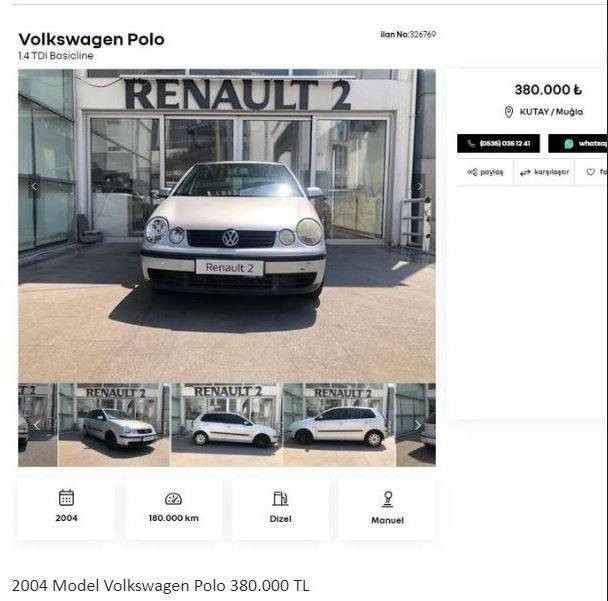 Otomotiv devi ikinci el araçları yenileyip Türkiye'de satışa çıkardı. Her marka mevcut 230 bin TL'ye bile araç var - Resim: 8