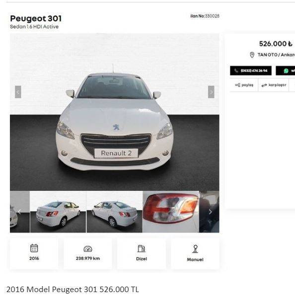 Otomotiv devi ikinci el araçları yenileyip Türkiye'de satışa çıkardı. Her marka mevcut 230 bin TL'ye bile araç var - Resim: 16