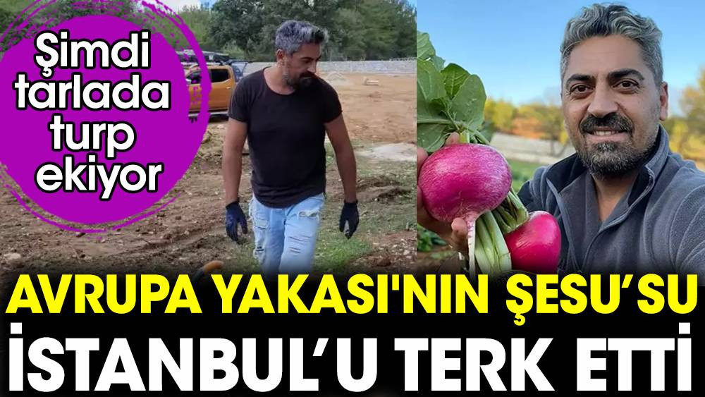 Avrupa Yakası'nın Şesu’su İstanbul’u terk etti. Şimdi tarlada turp ekiyor - Resim: 1