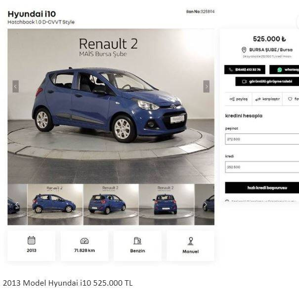 Otomotiv devi ikinci el araçları yenileyip Türkiye'de satışa çıkardı. Her marka mevcut 230 bin TL'ye bile araç var - Resim: 22