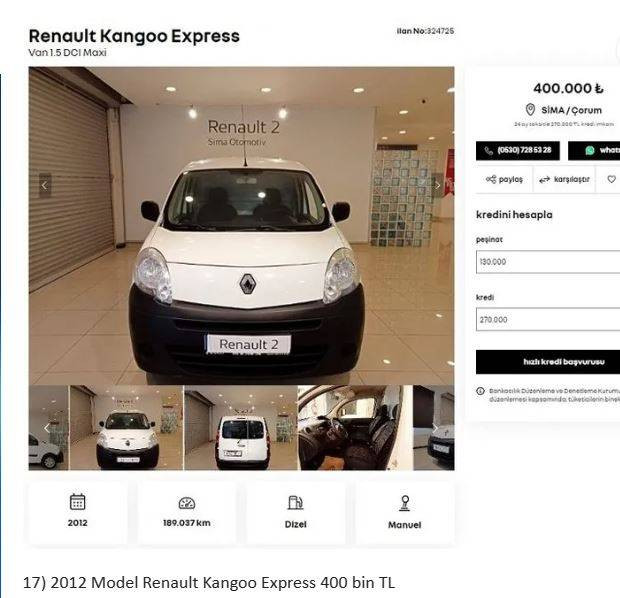 Otomobil devi fabrikasında yenilediği ikinci el araçları satıyor. Uygun fiyata her marka her model araç var. - Resim: 21