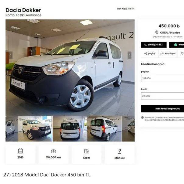 Otomobil devi fabrikasında yenilediği ikinci el araçları satıyor. Uygun fiyata her marka her model araç var. - Resim: 30