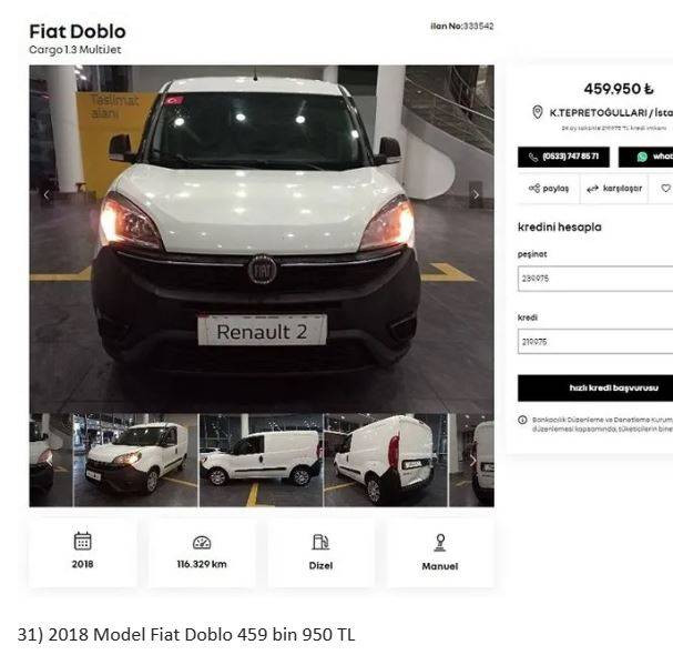 Otomobil devi fabrikasında yenilediği ikinci el araçları satıyor. Uygun fiyata her marka her model araç var. - Resim: 36