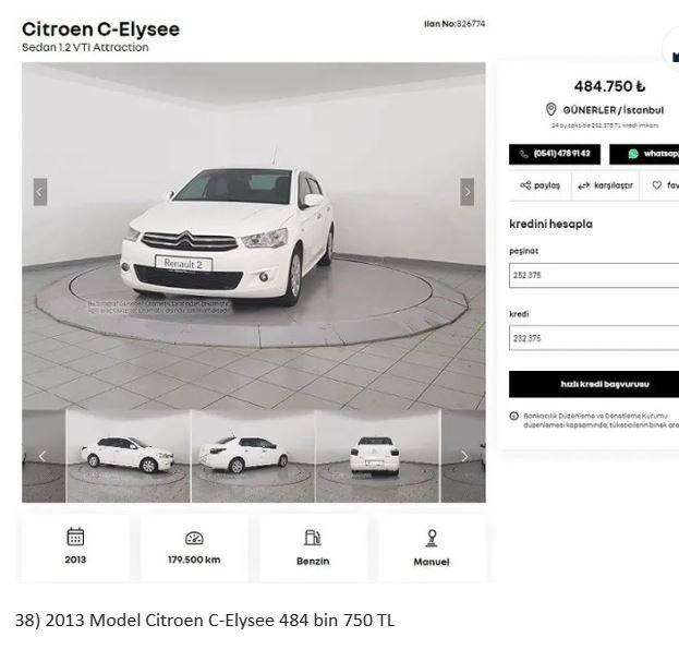 Otomobil devi fabrikasında yenilediği ikinci el araçları satıyor. Uygun fiyata her marka her model araç var. - Resim: 44