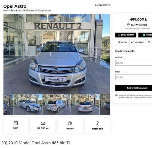 Otomobil devi fabrikasında yenilediği ikinci el araçları satıyor. Uygun fiyata her marka her model araç var. - Resim: 43