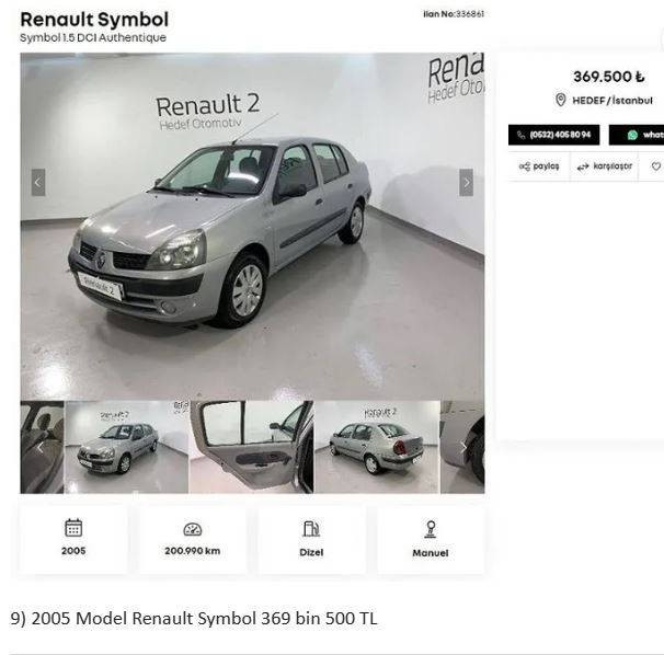 Otomobil devi fabrikasında yenilediği ikinci el araçları satıyor. Uygun fiyata her marka her model araç var. - Resim: 14