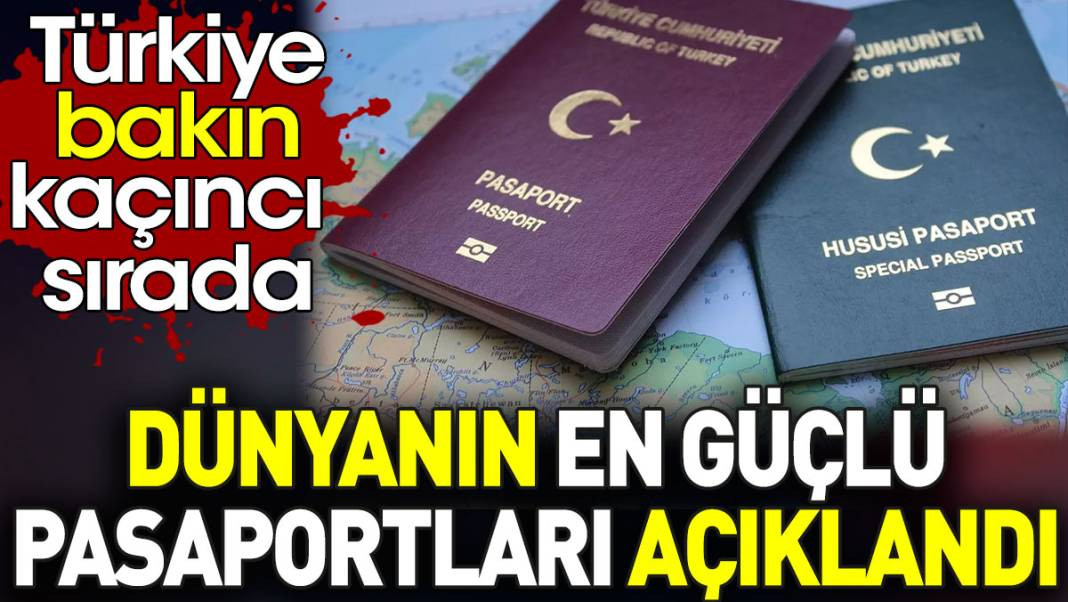 Dünyanın en güçlü pasaportları açıklandı. Türkiye kaçıncı sırada? - Resim: 1