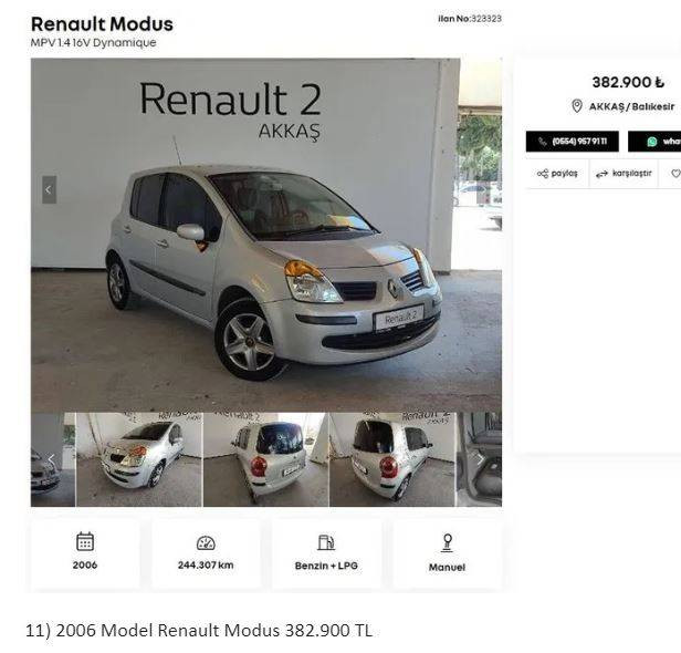 Otomotiv devi 2. el araçları sıfır gibi yaptı fiyatlar 249 binden başlıyor. Fabrikada yenileyip 6 ay garanti verdi - Resim: 15