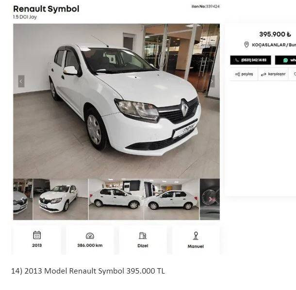 Otomotiv devi 2. el araçları sıfır gibi yaptı fiyatlar 249 binden başlıyor. Fabrikada yenileyip 6 ay garanti verdi - Resim: 18