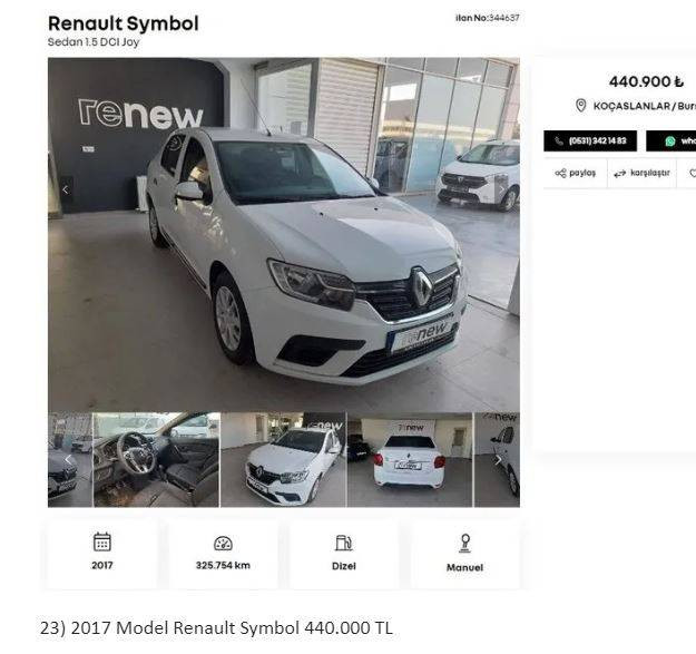 Otomotiv devi 2. el araçları sıfır gibi yaptı fiyatlar 249 binden başlıyor. Fabrikada yenileyip 6 ay garanti verdi - Resim: 27