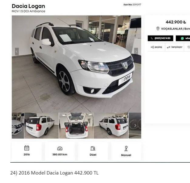 Otomotiv devi 2. el araçları sıfır gibi yaptı fiyatlar 249 binden başlıyor. Fabrikada yenileyip 6 ay garanti verdi - Resim: 28