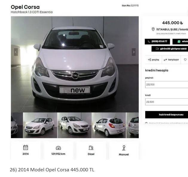 Otomotiv devi 2. el araçları sıfır gibi yaptı fiyatlar 249 binden başlıyor. Fabrikada yenileyip 6 ay garanti verdi - Resim: 30