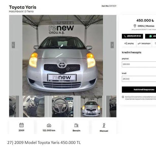 Otomotiv devi 2. el araçları sıfır gibi yaptı fiyatlar 249 binden başlıyor. Fabrikada yenileyip 6 ay garanti verdi - Resim: 31