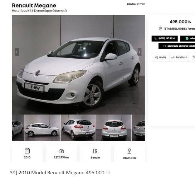 Otomotiv devi 2. el araçları sıfır gibi yaptı fiyatlar 249 binden başlıyor. Fabrikada yenileyip 6 ay garanti verdi - Resim: 43