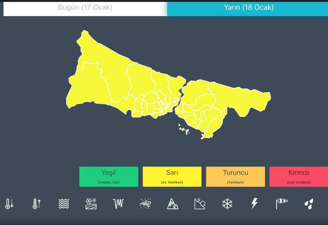 Meteoroloji 6 il için yarın uyarı üstüne uyarı yaptı: Aralarında İstanbul da var - Resim: 3