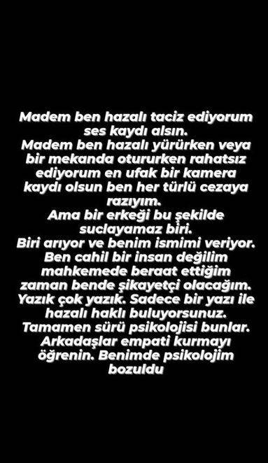 Hazal Özçimenoğlu'nun taciz ve tecavüzle ilgili paylaşımları sosyal medyayı karıştırmıştı! Halil İbrahim’in polis arabasında tepki çeken fotoğrafı - Resim: 8