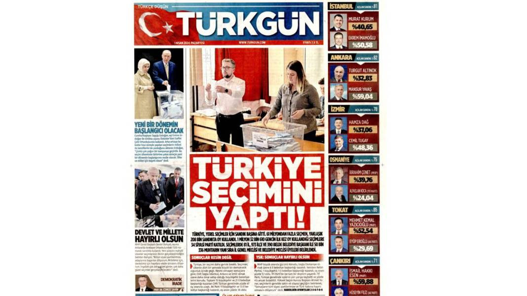 İşte yandaş medyanın seçim sonuçları için attığı başlıklar. İktidar yanlısı medya seçim sonuçlarını üzerine almadı - Resim: 5