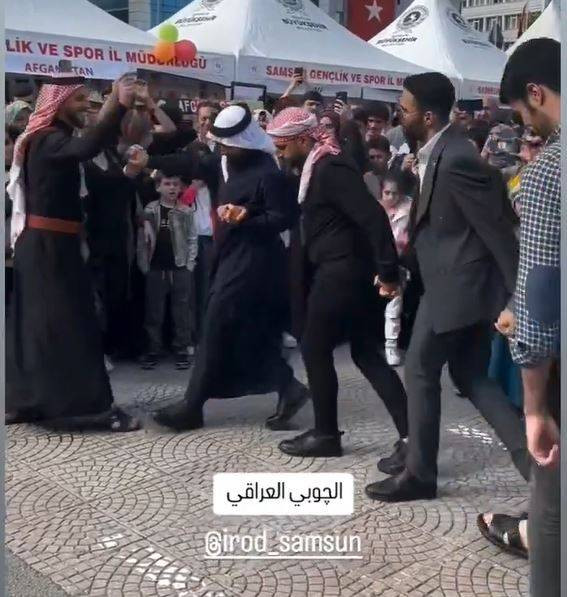 Samsun’da 19 Mayıs kutlamalarında Araplar Arapça müzik eşliğinde dans etti - Resim: 3