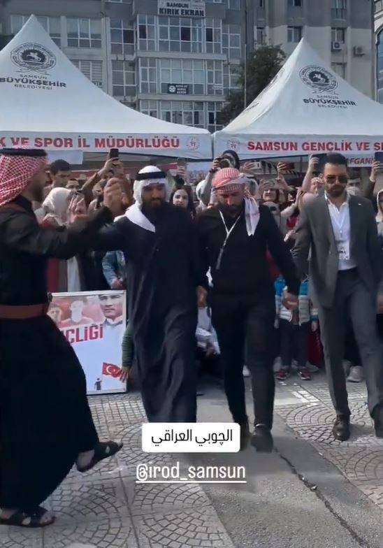 Samsun’da 19 Mayıs kutlamalarında Araplar Arapça müzik eşliğinde dans etti - Resim: 5