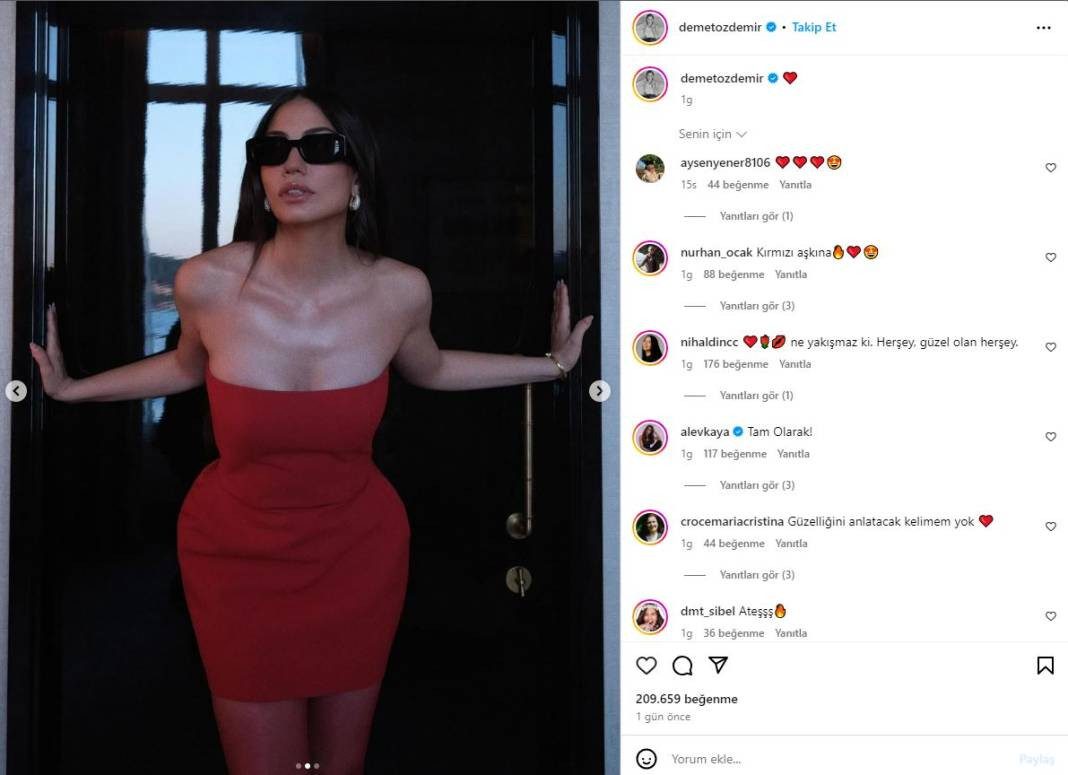 Demet Özdemir'in kırmızı elbisesine yoğum yağdı - Resim: 2