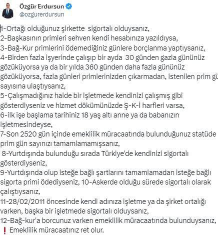 Emeklilikleri iptal edilecek. Özgür Erdursun açıkladı - Resim: 15