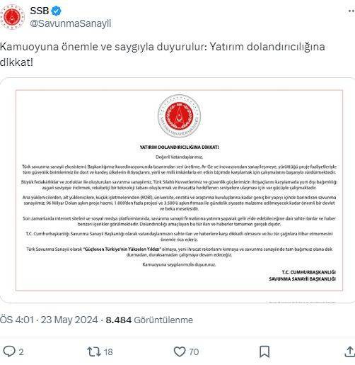 Sakın inanmayın. Savunma Sanayii Başkanlığı uyardı - Resim: 10
