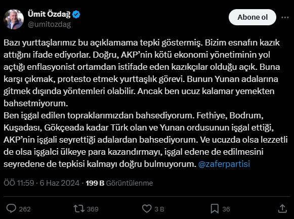 Ümit Özdağ'dan Yunanistan'a tatile gidenlere tepki. ‘İşgalci Yunan’a para aktarma tatilini ülkende yap’ - Resim: 6