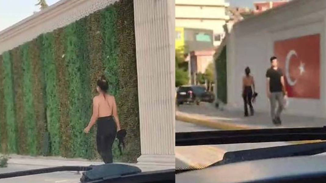 Sokakta üstsüz yürüyen kadın görenleri şaşkına çevirdi. ‘Beni siz delirttiniz’ diye bağırdı - Resim: 3
